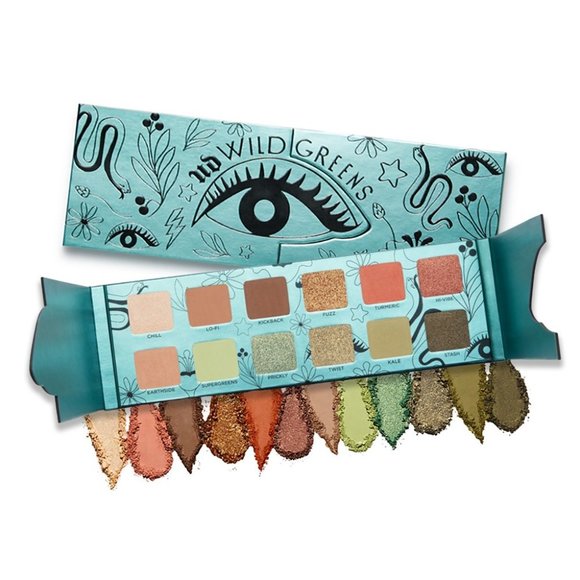[NWT] Urban Decay Vegan Wild Greens Eyeshadow Palette - Picture 1 of 8